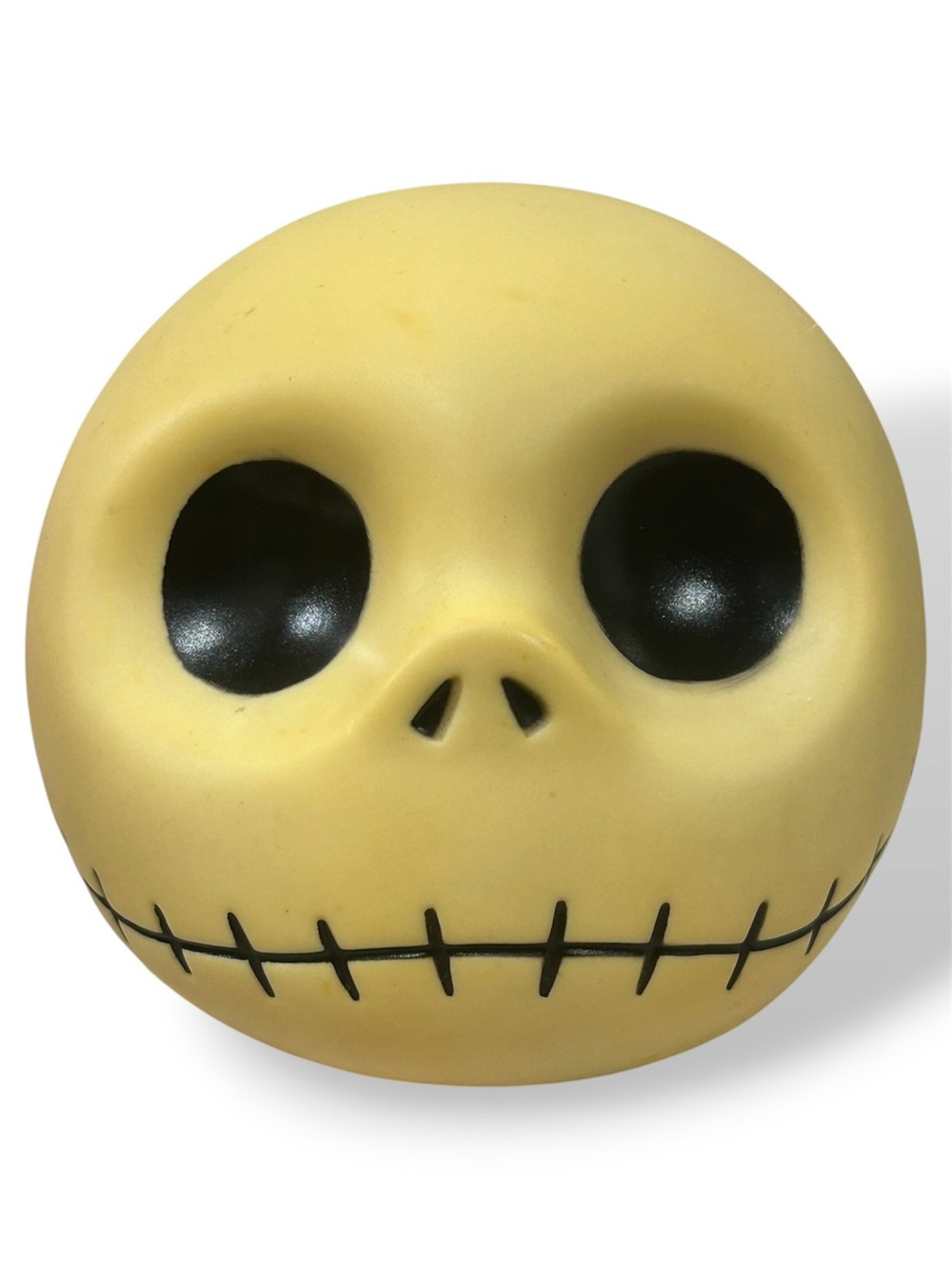 Vintage Disney Nightmare Before Christmas Jack Skellington Head Coin Bank PVC